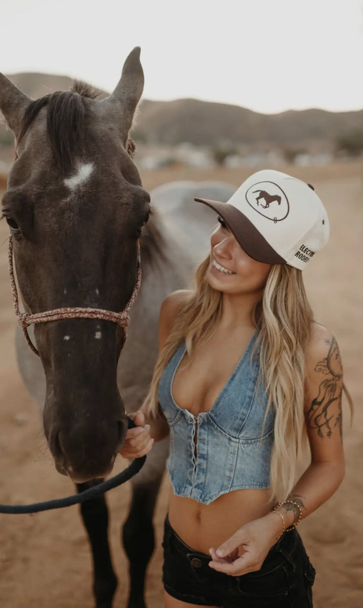 7717 Vintage Trucker Hat Western Trucker Hats Men Women Trendy Snapback Vintage Western Trucker Hat | Men & Women | Embroidered  main image 3