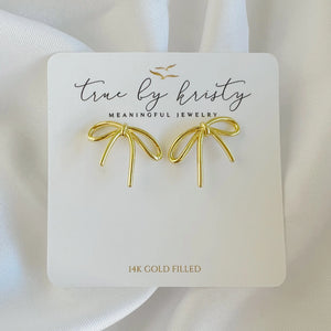 All Wrapped Up Bow Earrings