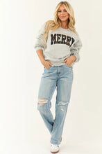 Merry Plaid Sweatshirt