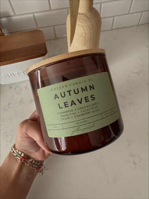 Autumn Leaves Candle - Amber 17oz