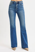 Again & Again High Rise Flare Jeans Dark Blue