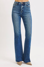 Again & Again High Rise Flare Jeans Dark Blue