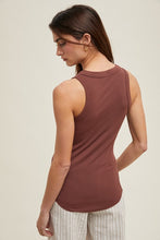 Alba Tank - Dark Mauve