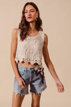 Athena Floral Crochet Tank