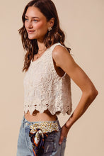 Athena Floral Crochet Tank