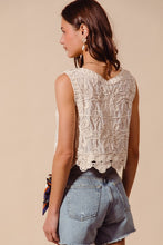 Athena Floral Crochet Tank