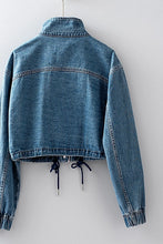 Austin Utility Cropped Denim Jacket
