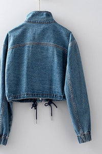 Austin Utility Cropped Denim Jacket