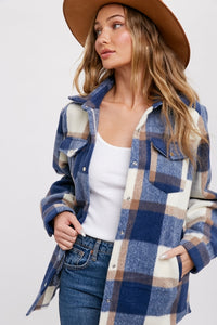 Brea Flannel - Cornflower