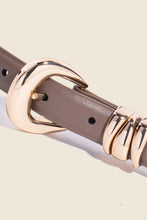 Ballerini Belt - Taupe/Gold