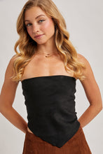 Pony Up Bandana Top - Black