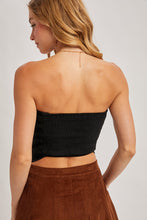 Pony Up Bandana Top - Black
