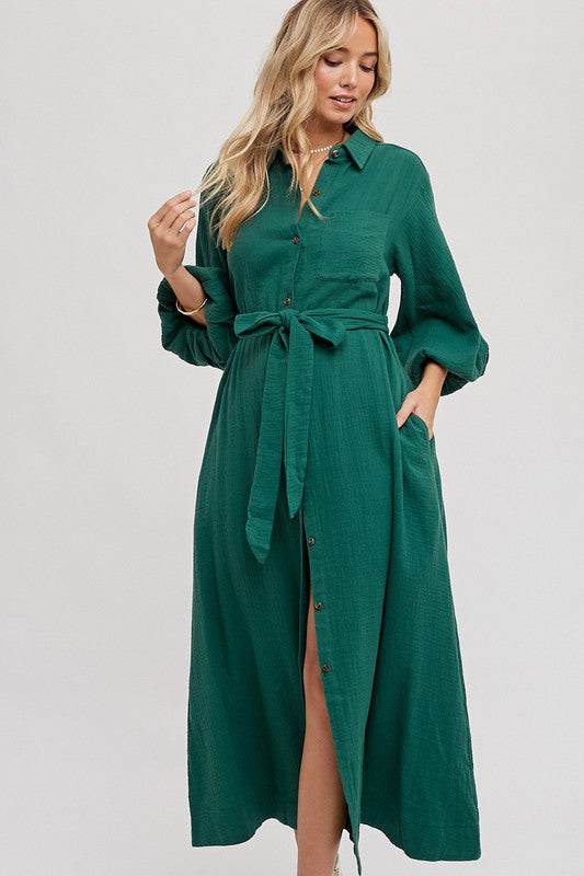 Bre Bubble Sleeve Dress