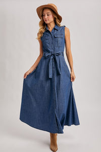 Calling My Name Denim Dress