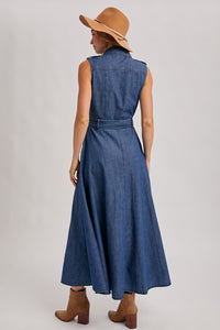 Calling My Name Denim Dress