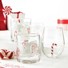 Icon Hand Blown Candy Cane Glass