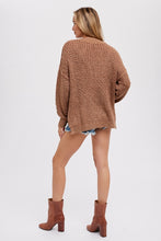 Cassidy Henley Sweater - Mocha
