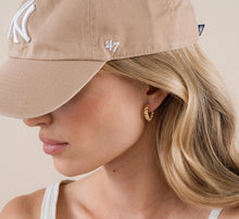 Channel Gold Hoops