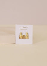 Channel Gold Hoops