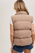 Courtney Corduroy Vest - Mushroom