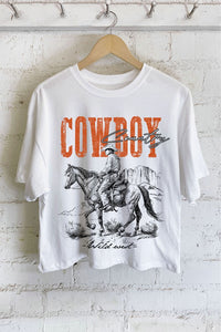 Cowboy Country Long Crop Tee