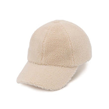 Elyse Sherpa Baseball Hat - Beige