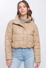 Double Down Quilted Jacket - Latte