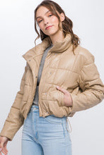 Double Down Quilted Jacket - Latte