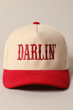 Darlin Trucker Hat - Corduroy Red