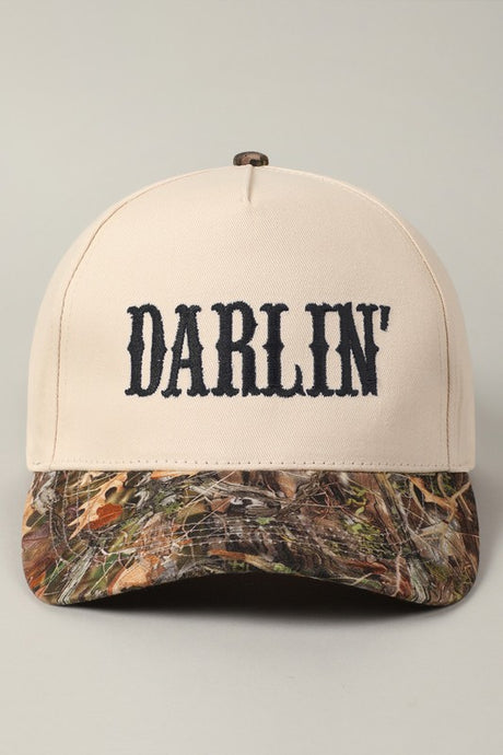 Darlin Trucker Hat - Camo/Black