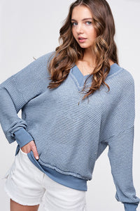 Dawns Back Long Sleeve - Denim