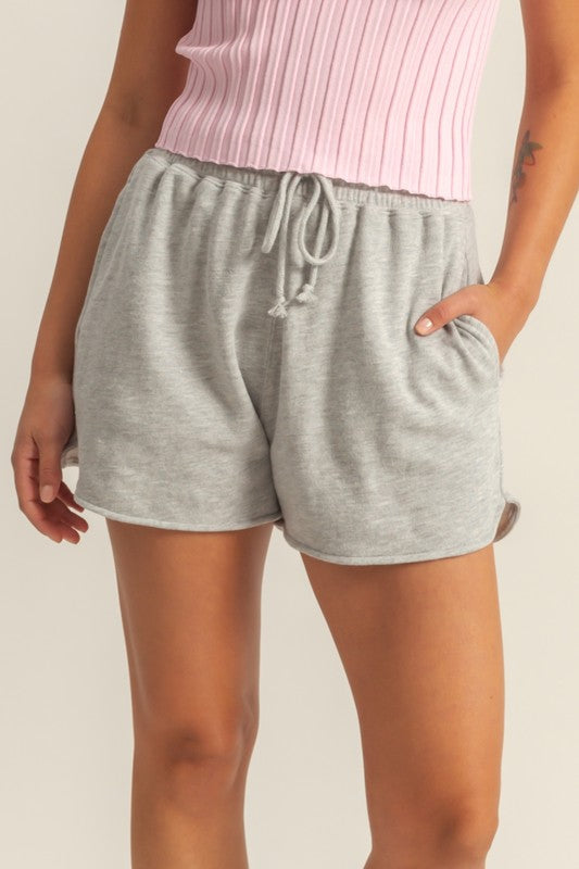 Day Off Comfy Shorts - Grey