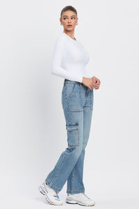 Codi Cargo High Rise Dad Jeans - Saga