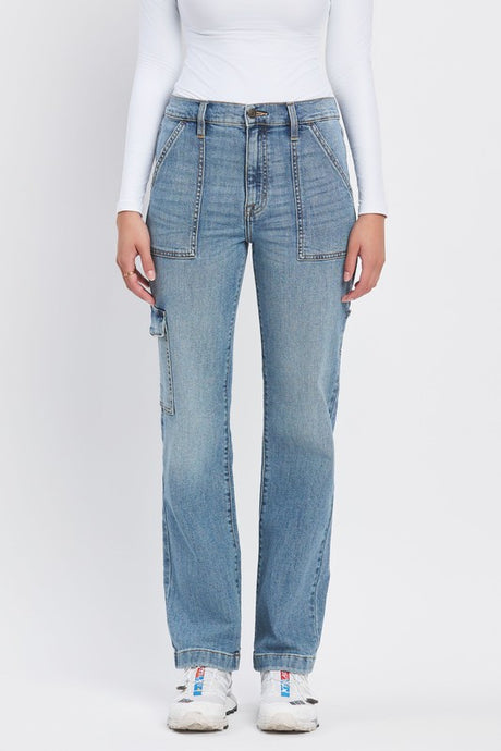 Codi Cargo High Rise Dad Jeans - Saga