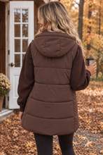 Autumn Stroll Midi Vest - Chocolate