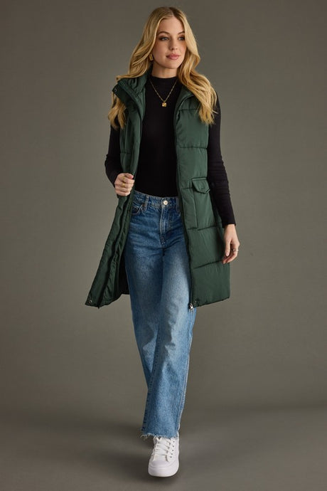 Fall Essentials Puffer Vest - Forrest