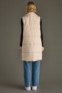Fall Essentials Puffer Vest - Creme