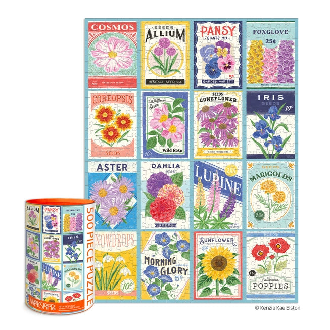 Seed Packets Puzzle - 500 Piece