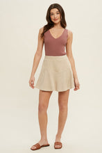 Fortnight V-Neck Bodysuit - Mauve