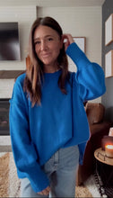 If Not Now When Sweater - cobalt