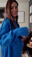 If Not Now When Sweater - cobalt