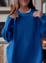 If Not Now When Sweater - cobalt