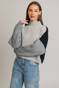 Gabby Sweater - Grey/Black