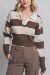 Game Day Rugby Top - Brown