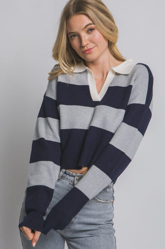 Game Day Rugby Top - Navy
