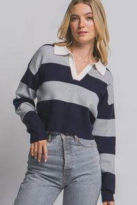 Game Day Rugby Top - Navy