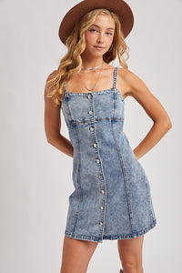 Georgia Button Down Denim Dress
