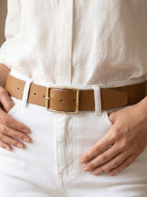 Gretchen Belt - Cognac/Gold
