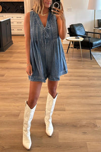 Had Some Help Pleated Romper