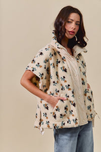 Happenstance Floral Fleece Vest
